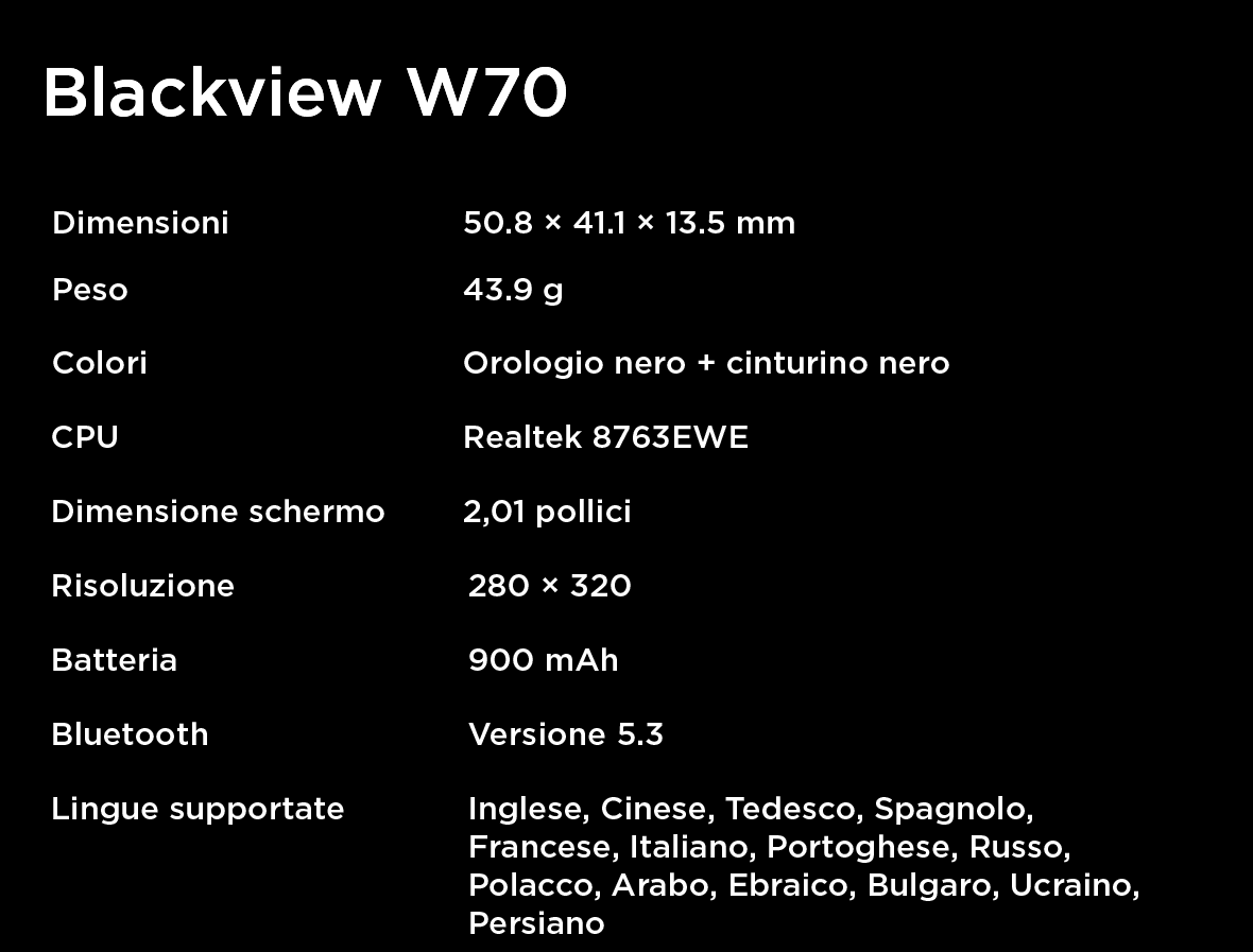 Blackview W70 Pro - 22