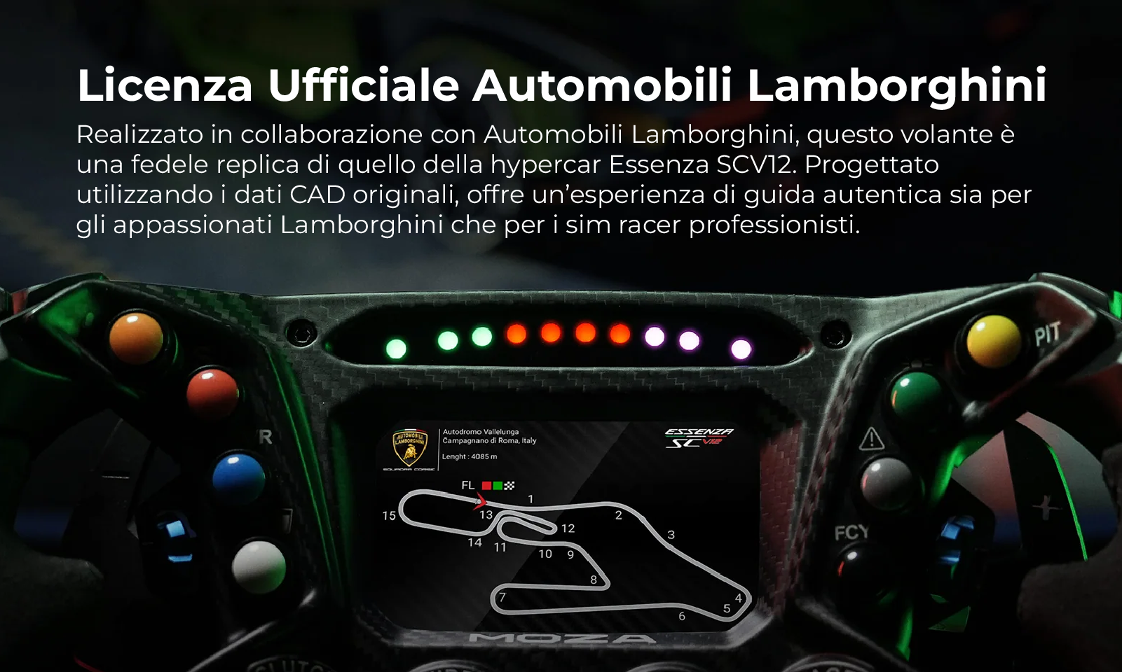 Moza Volante Racing Lamborghini SCV12 - 1