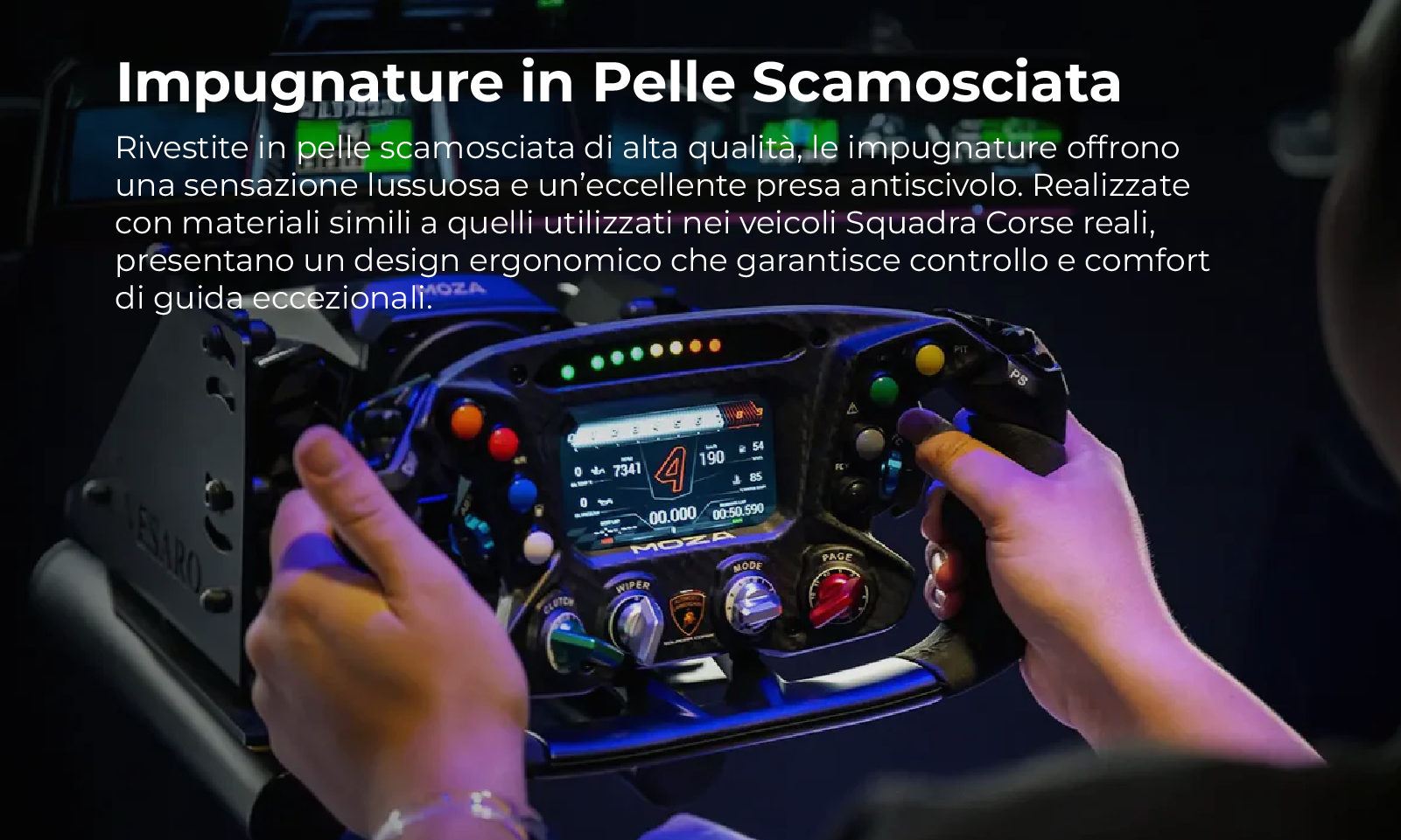 Moza Volante Racing Lamborghini SCV12 - 2