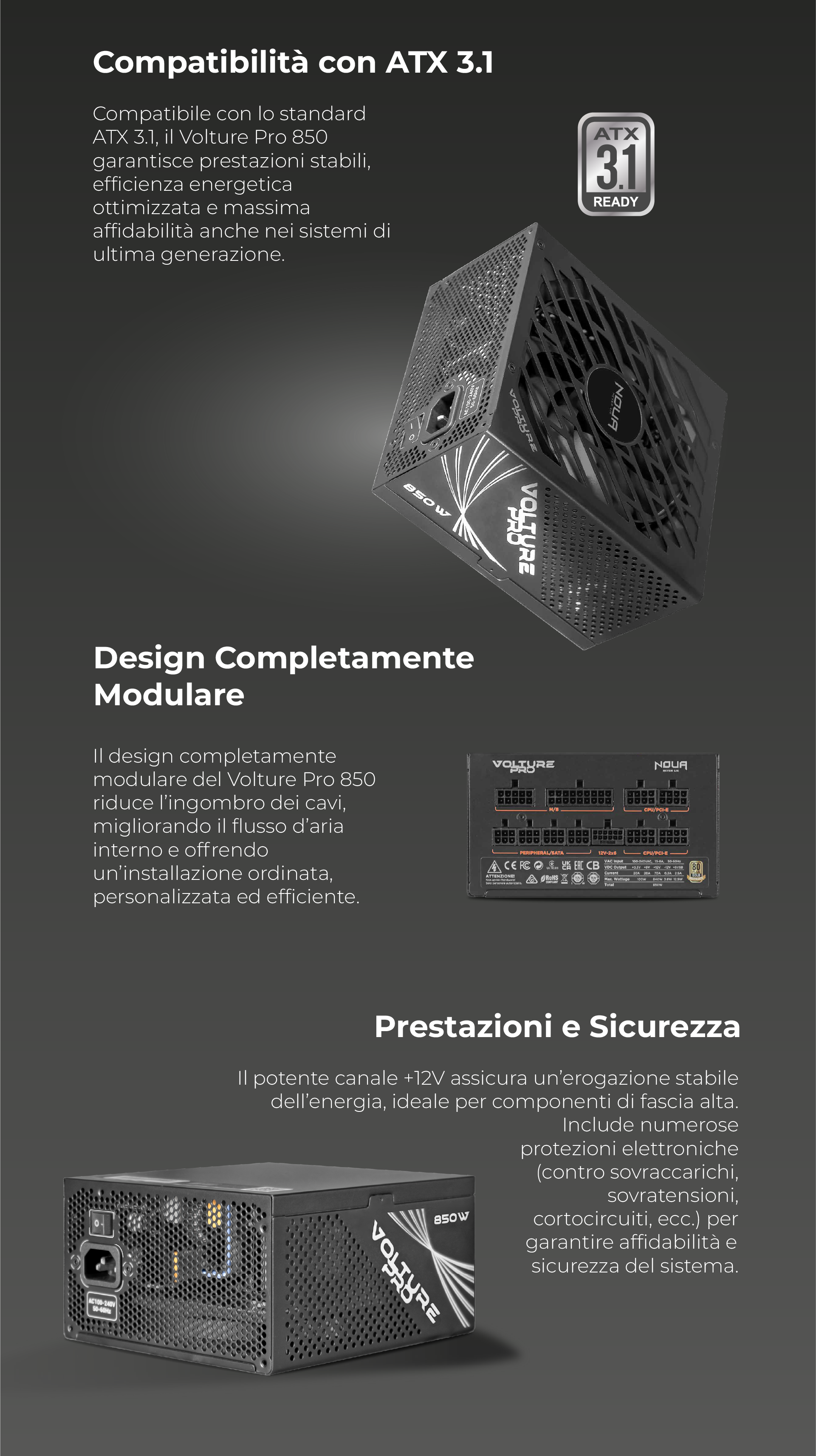 Noua Volture Pro 850 PSU - 4