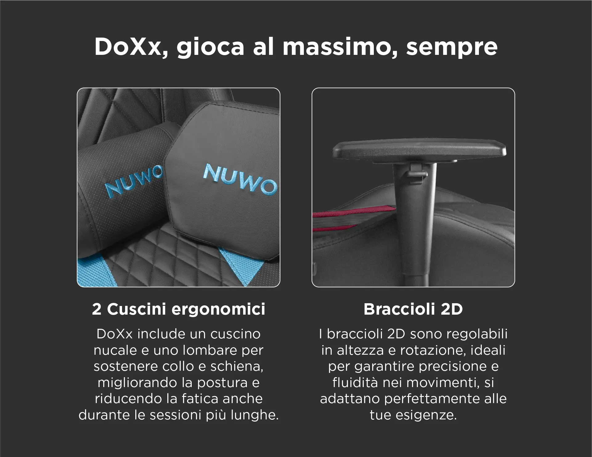 Sedie Gaming Nuwo Doxx - 7