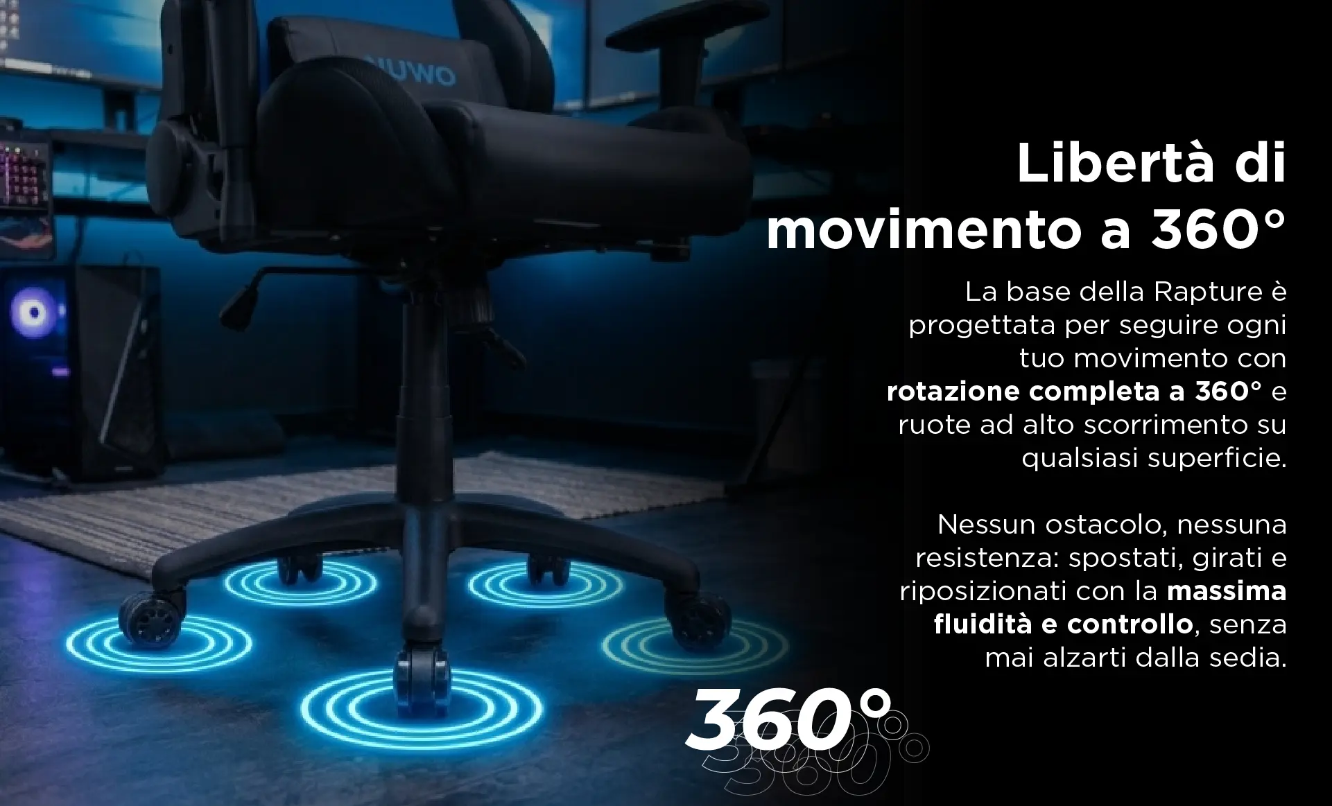 Sedia Gaming Nuwo Rapture - Immagine 3